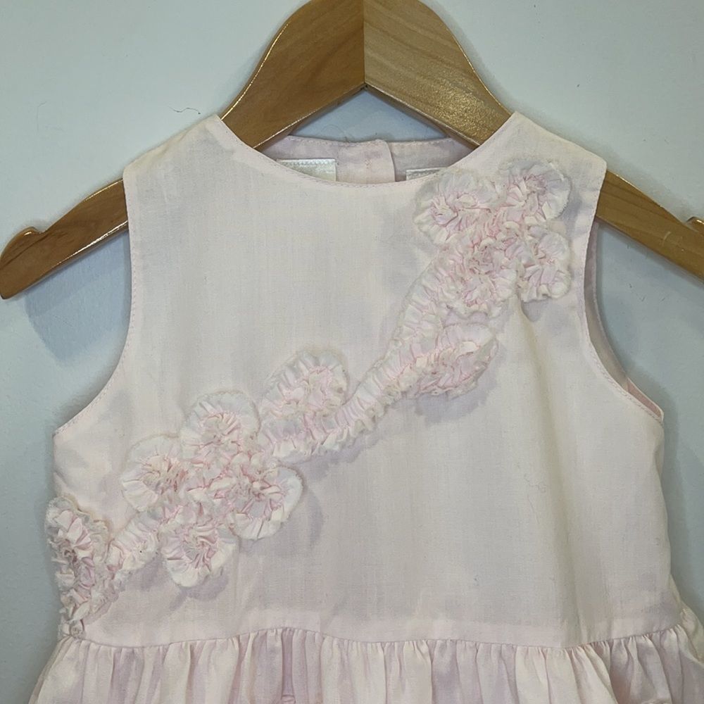 Sarah Louise England Floral Ruffle Dress 3T - Picture 2 of 7